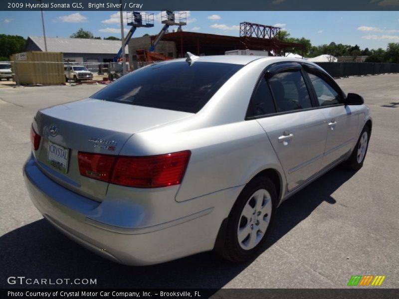Bright Silver / Gray 2009 Hyundai Sonata GLS