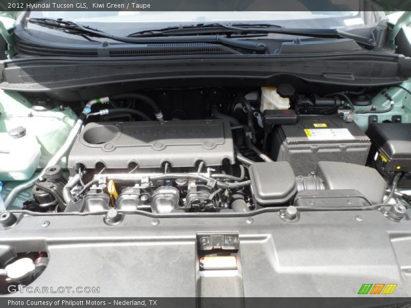 Kiwi Green / Taupe 2012 Hyundai Tucson GLS