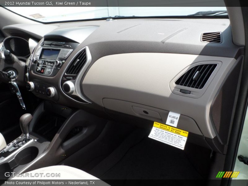 Kiwi Green / Taupe 2012 Hyundai Tucson GLS