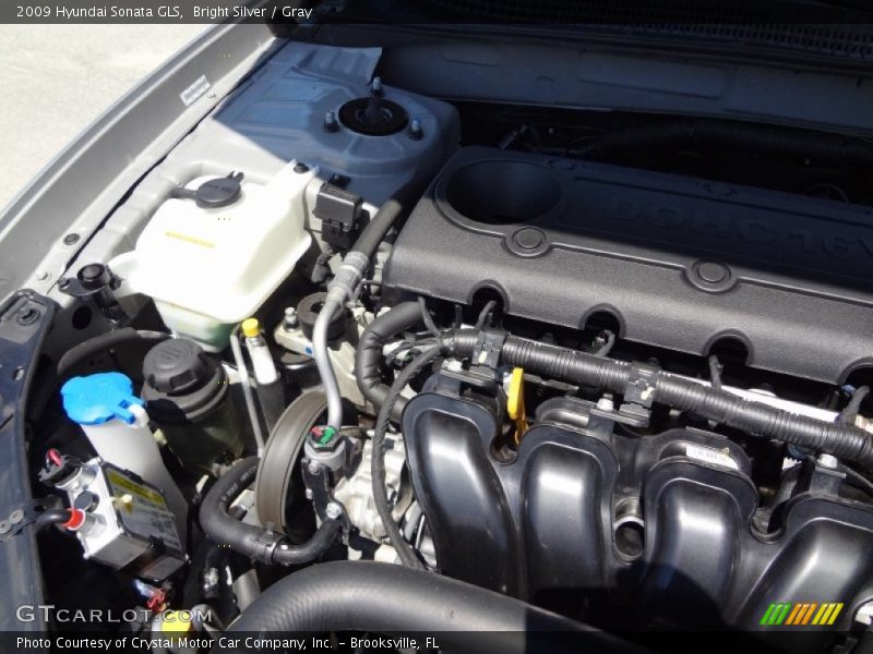 Bright Silver / Gray 2009 Hyundai Sonata GLS