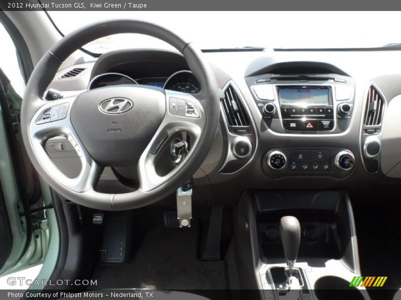 Kiwi Green / Taupe 2012 Hyundai Tucson GLS