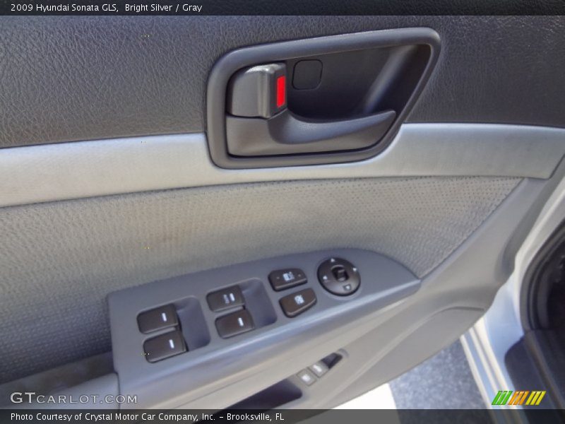 Bright Silver / Gray 2009 Hyundai Sonata GLS