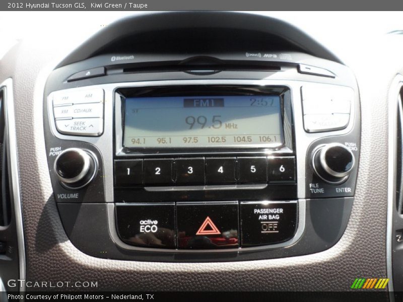 Kiwi Green / Taupe 2012 Hyundai Tucson GLS