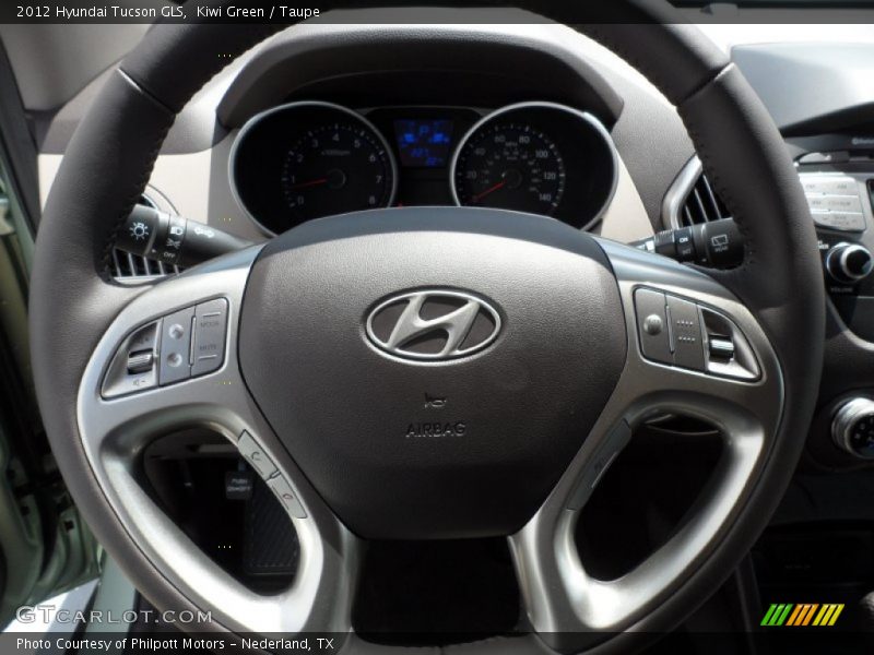 Kiwi Green / Taupe 2012 Hyundai Tucson GLS
