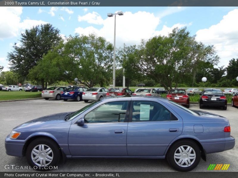 Constellation Blue Pearl / Gray 2000 Toyota Camry LE