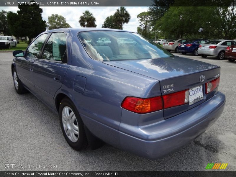 Constellation Blue Pearl / Gray 2000 Toyota Camry LE