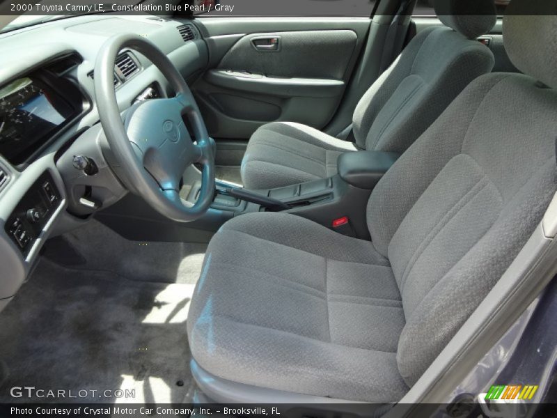 Constellation Blue Pearl / Gray 2000 Toyota Camry LE