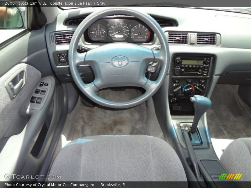 Constellation Blue Pearl / Gray 2000 Toyota Camry LE