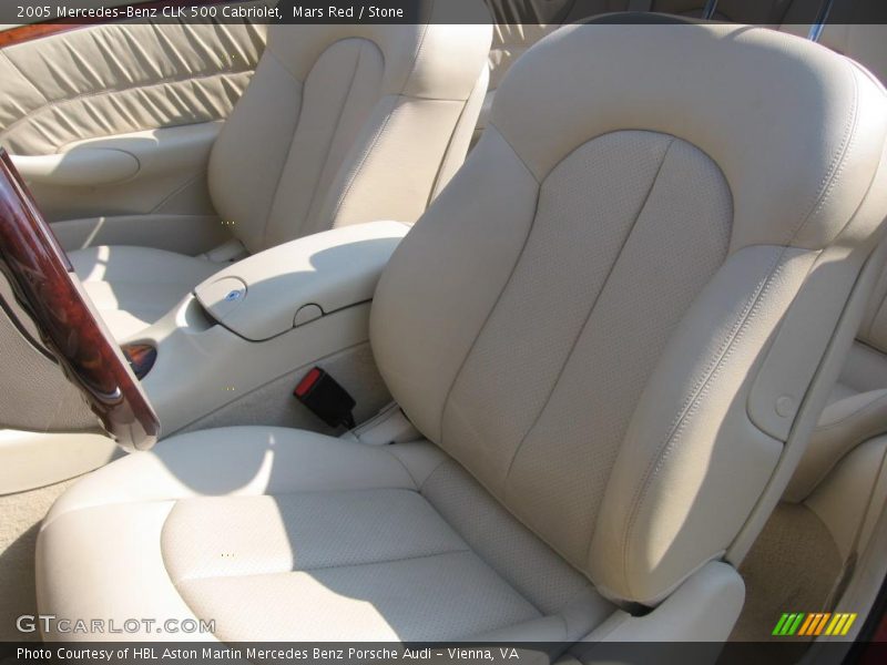 Mars Red / Stone 2005 Mercedes-Benz CLK 500 Cabriolet