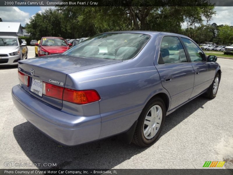 Constellation Blue Pearl / Gray 2000 Toyota Camry LE