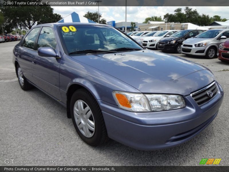 Constellation Blue Pearl / Gray 2000 Toyota Camry LE
