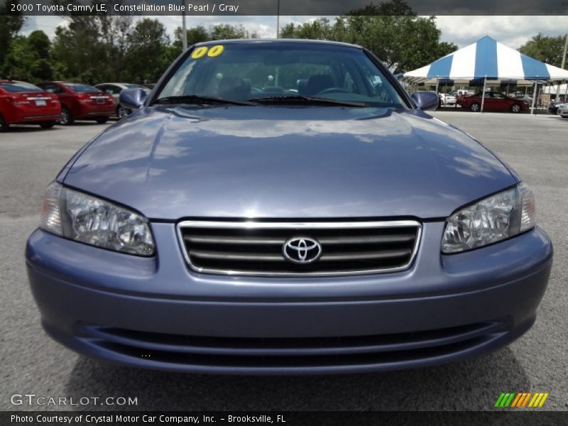 Constellation Blue Pearl / Gray 2000 Toyota Camry LE