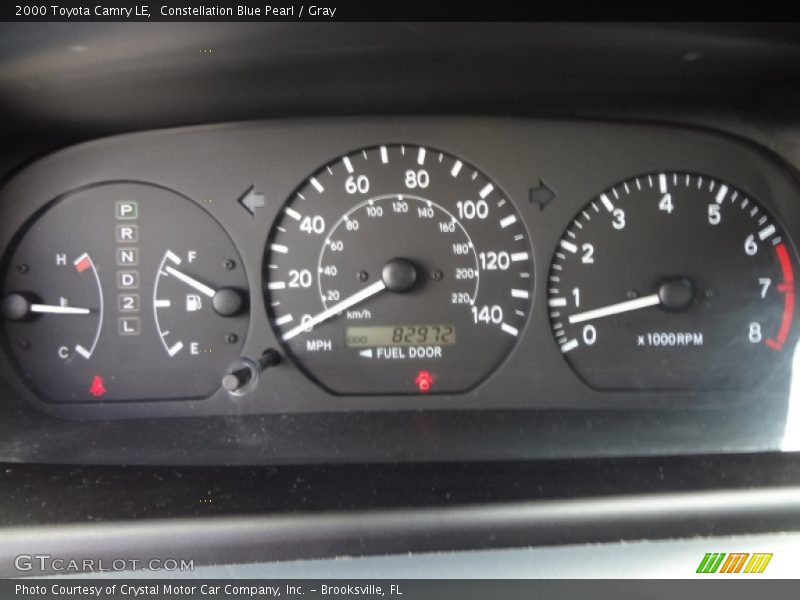 Constellation Blue Pearl / Gray 2000 Toyota Camry LE