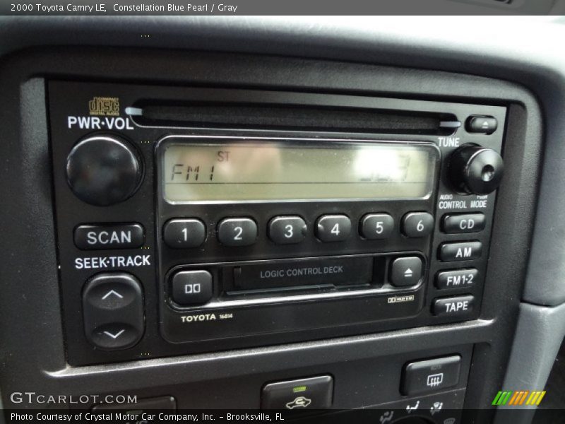 Constellation Blue Pearl / Gray 2000 Toyota Camry LE