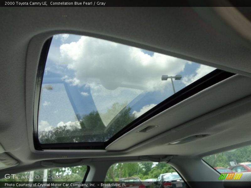 Constellation Blue Pearl / Gray 2000 Toyota Camry LE
