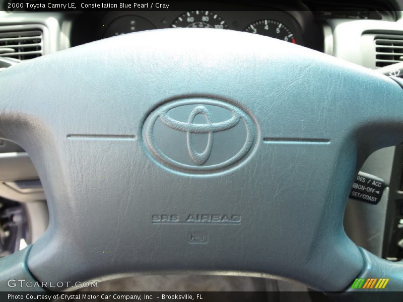 Constellation Blue Pearl / Gray 2000 Toyota Camry LE
