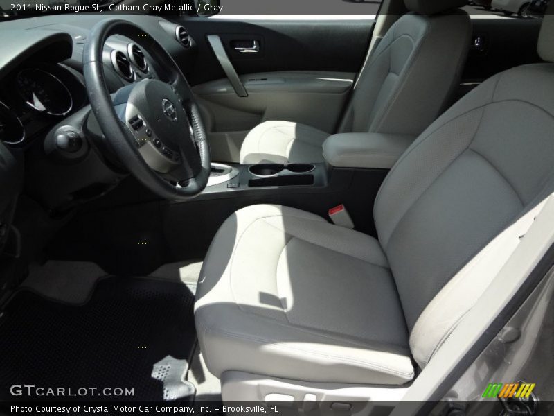 Gotham Gray Metallic / Gray 2011 Nissan Rogue SL