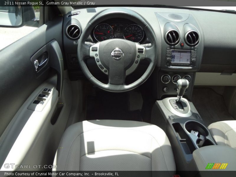 Gotham Gray Metallic / Gray 2011 Nissan Rogue SL