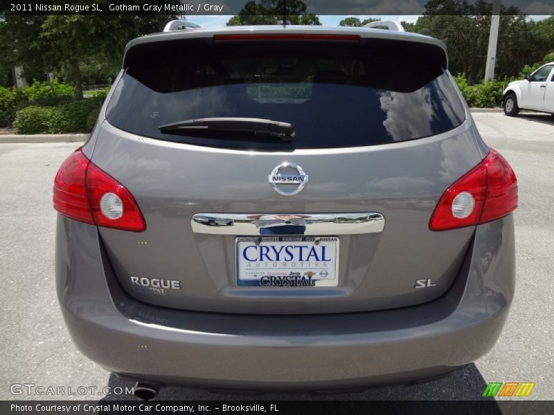 Gotham Gray Metallic / Gray 2011 Nissan Rogue SL