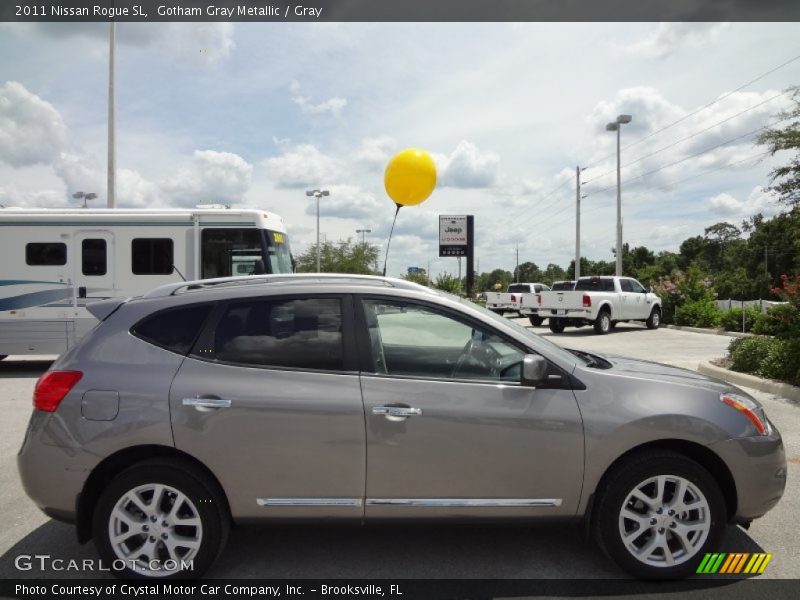 Gotham Gray Metallic / Gray 2011 Nissan Rogue SL