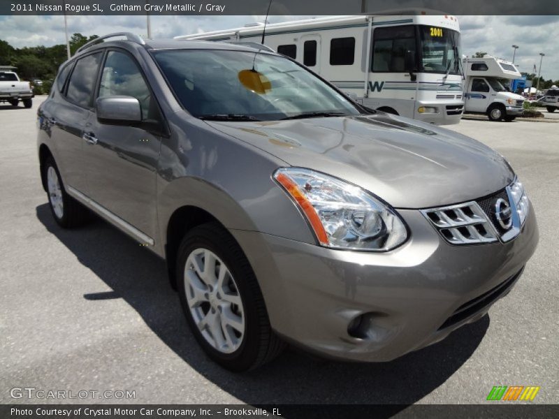 Gotham Gray Metallic / Gray 2011 Nissan Rogue SL