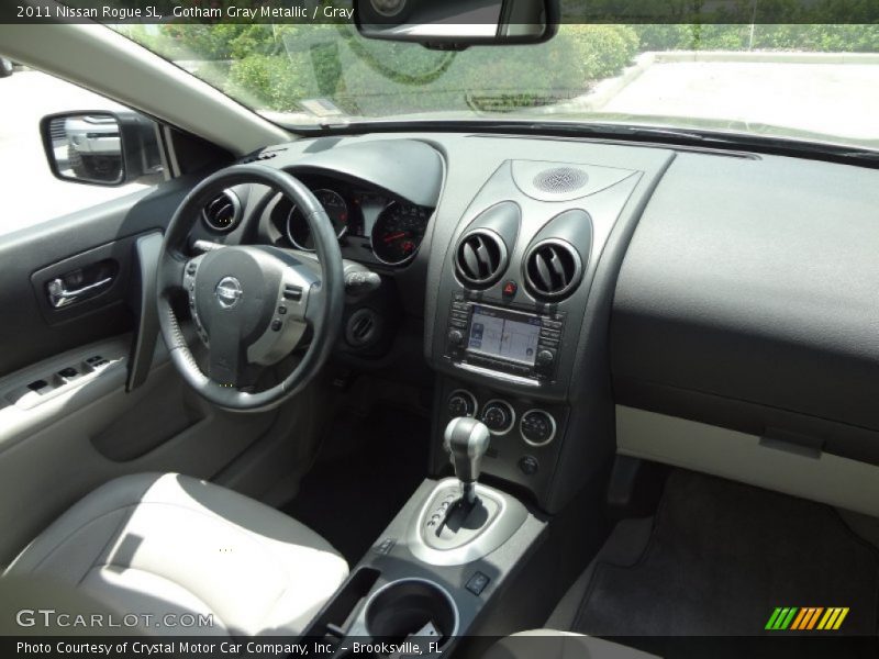 Gotham Gray Metallic / Gray 2011 Nissan Rogue SL