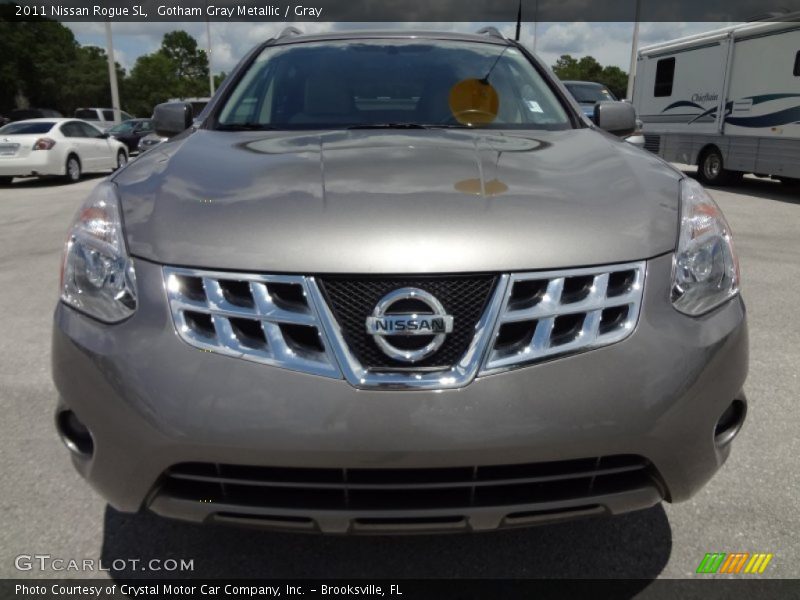 Gotham Gray Metallic / Gray 2011 Nissan Rogue SL