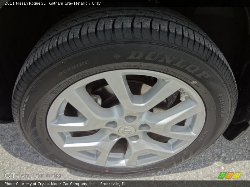 Gotham Gray Metallic / Gray 2011 Nissan Rogue SL