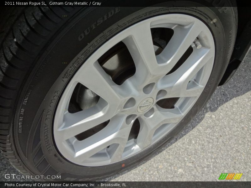 Gotham Gray Metallic / Gray 2011 Nissan Rogue SL