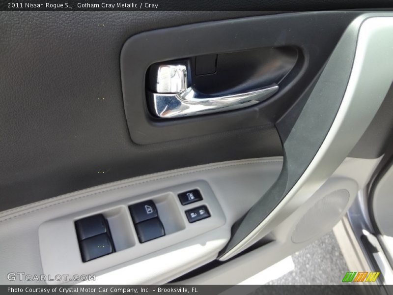 Gotham Gray Metallic / Gray 2011 Nissan Rogue SL