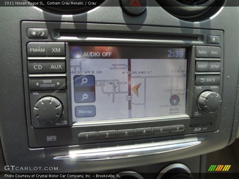 Gotham Gray Metallic / Gray 2011 Nissan Rogue SL