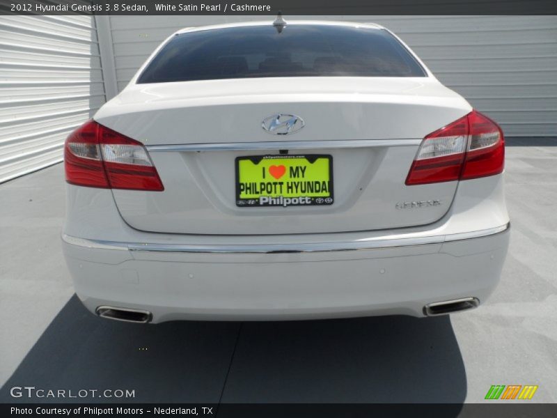 White Satin Pearl / Cashmere 2012 Hyundai Genesis 3.8 Sedan