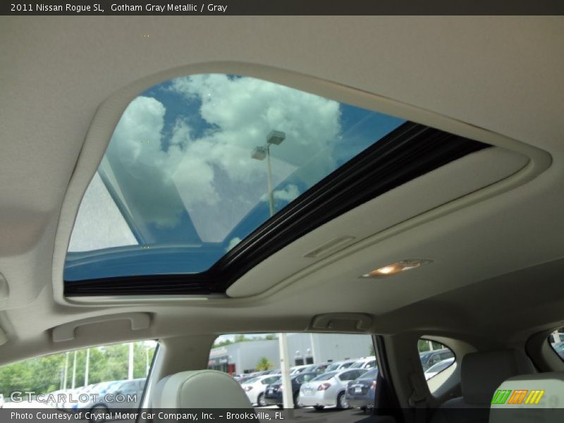 Gotham Gray Metallic / Gray 2011 Nissan Rogue SL