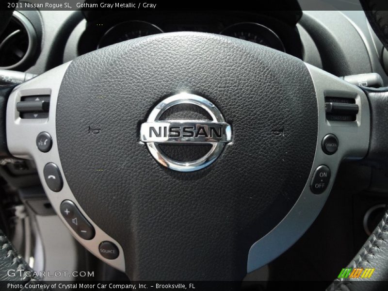 Gotham Gray Metallic / Gray 2011 Nissan Rogue SL