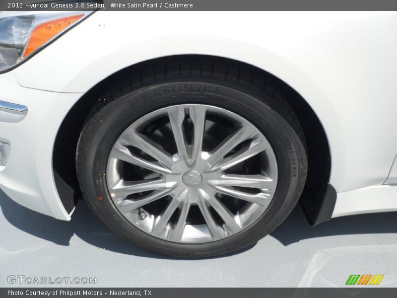 White Satin Pearl / Cashmere 2012 Hyundai Genesis 3.8 Sedan