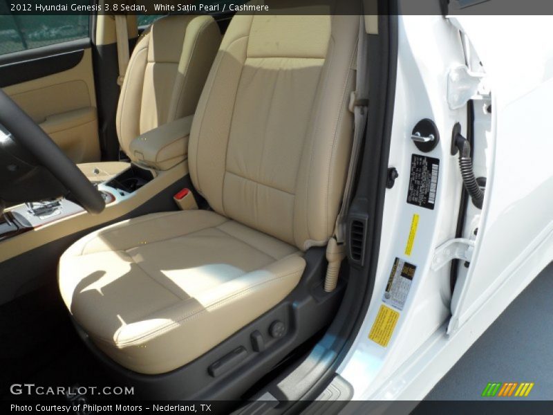 White Satin Pearl / Cashmere 2012 Hyundai Genesis 3.8 Sedan