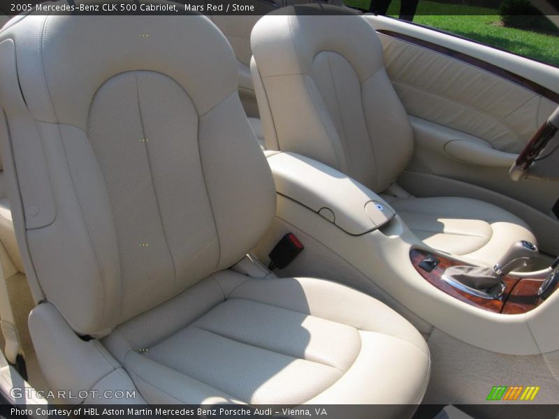 Mars Red / Stone 2005 Mercedes-Benz CLK 500 Cabriolet