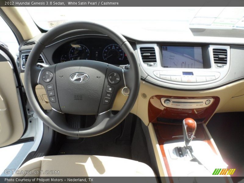 White Satin Pearl / Cashmere 2012 Hyundai Genesis 3.8 Sedan