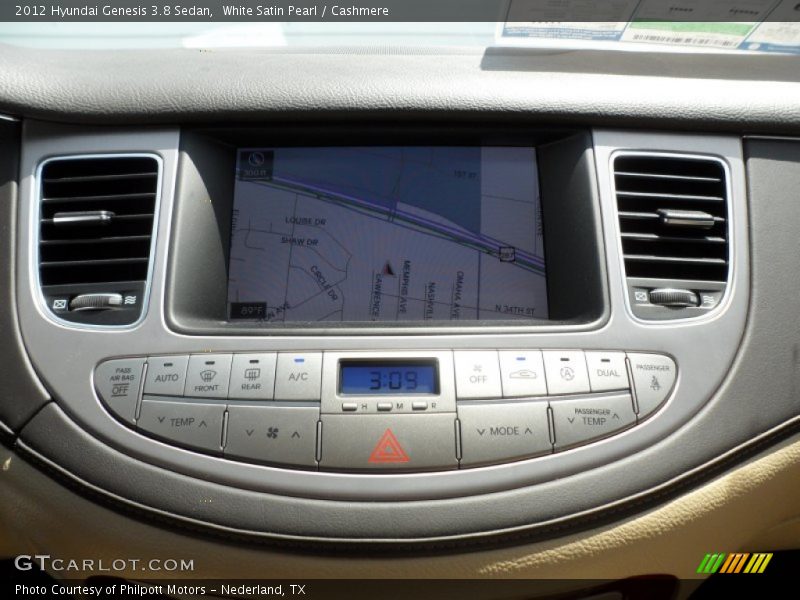 White Satin Pearl / Cashmere 2012 Hyundai Genesis 3.8 Sedan