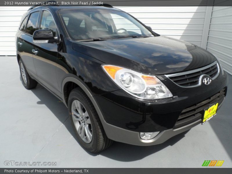 Black Noir Pearl / Saddle 2012 Hyundai Veracruz Limited