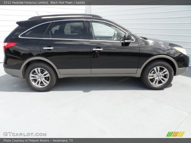 Black Noir Pearl / Saddle 2012 Hyundai Veracruz Limited
