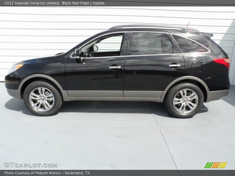 Black Noir Pearl / Saddle 2012 Hyundai Veracruz Limited