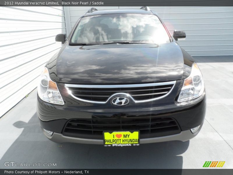 Black Noir Pearl / Saddle 2012 Hyundai Veracruz Limited