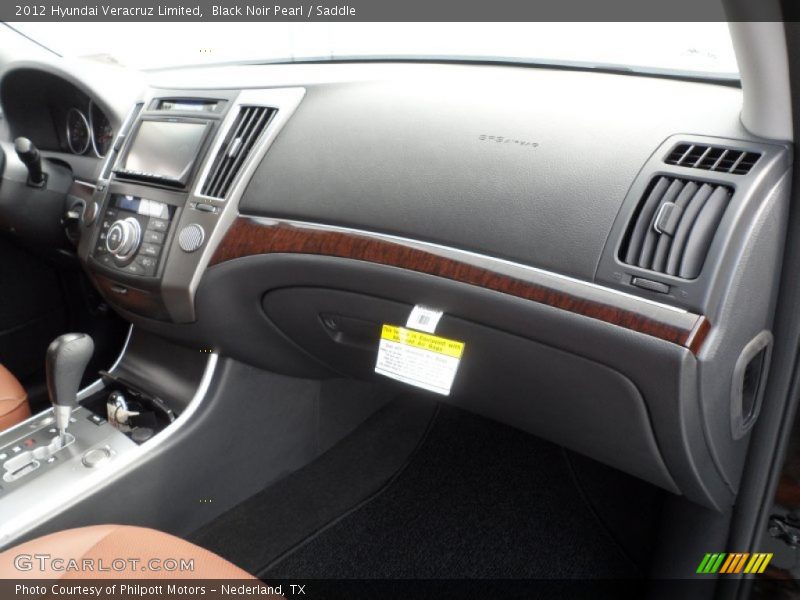 Black Noir Pearl / Saddle 2012 Hyundai Veracruz Limited