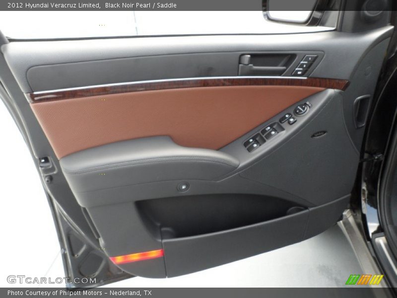 Black Noir Pearl / Saddle 2012 Hyundai Veracruz Limited