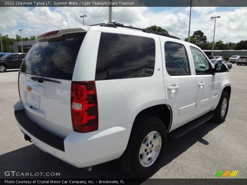 Summit White / Light Titanium/Dark Titanium 2012 Chevrolet Tahoe LT