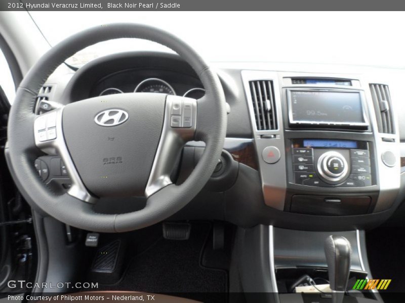 Black Noir Pearl / Saddle 2012 Hyundai Veracruz Limited