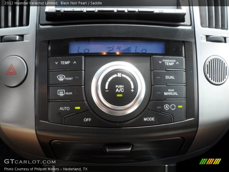 Black Noir Pearl / Saddle 2012 Hyundai Veracruz Limited