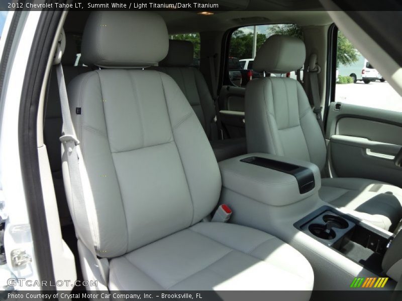 Summit White / Light Titanium/Dark Titanium 2012 Chevrolet Tahoe LT