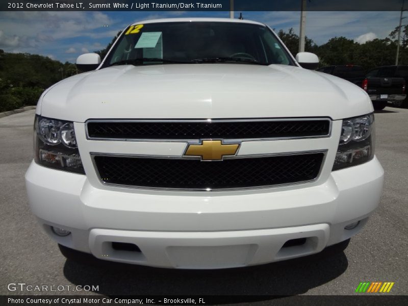 Summit White / Light Titanium/Dark Titanium 2012 Chevrolet Tahoe LT